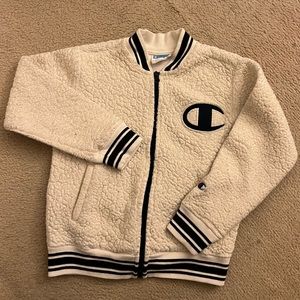 Boys Champion Varsity Style Sherpa Jacket
